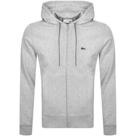 Lacoste Full Zip Hoodie Grey | Mainline Menswear us Lacoste Full Zip Hoodie Grey | Mainline Menswear us